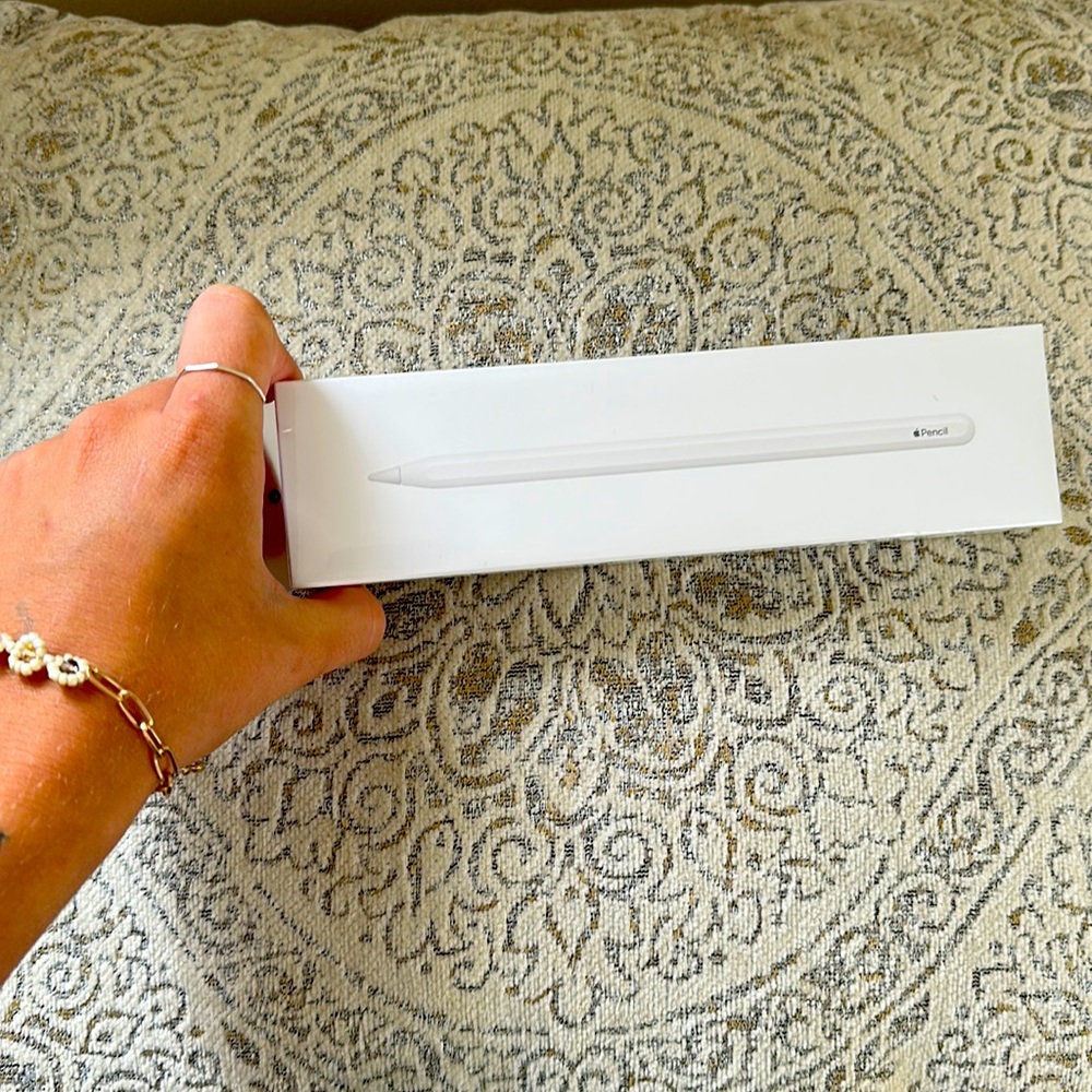 Second generation Apple Pencil - with plastic still on.